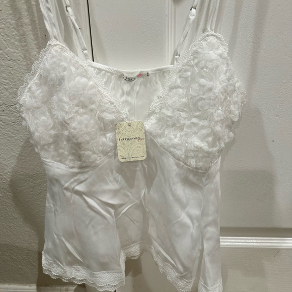 Free People Babydoll Camisole with lace. Y2K, babydoll, femme girly, festival - Picture 6 of 9